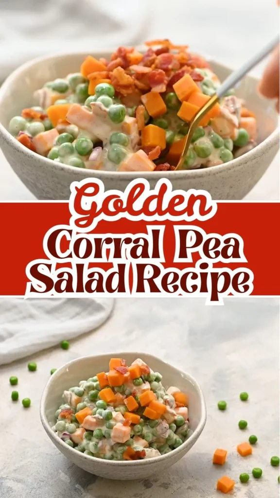 Golden Corral Pea Salad Recipe pin