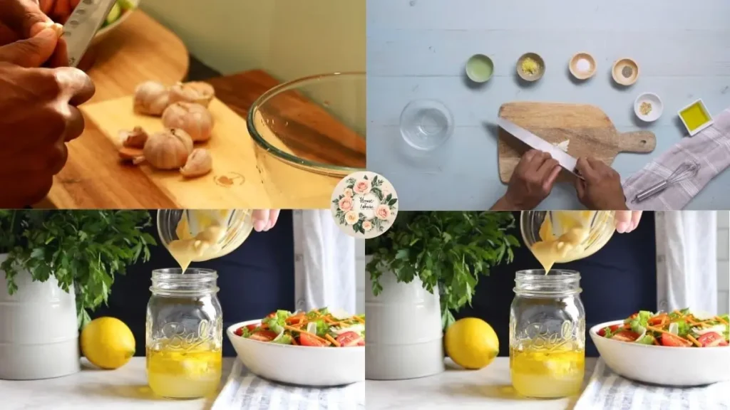 Step by Step Garlic Expressions Salad Dressing Recipe