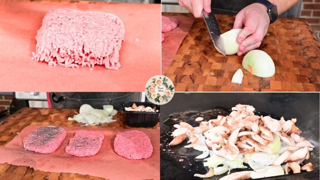 Step by Step Golden Corrall Chopped Steak Recipe