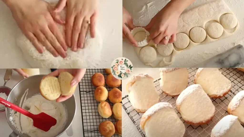How to make Korean Milk Cream Donut